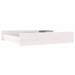 vidaXL 2x Solid Wood Pine Bed Drawers Bed Storage Unit Multi Colours/Sizes - white, 95 x 103 x 18 cm - Additional view 6
