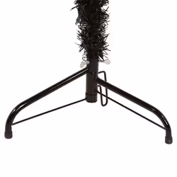vidaXL Slim Artificial Half Christmas Tree with Stand Xmas Artificial Tree - black, 180 cm - Additional view 4