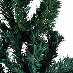 vidaXL Slim Artificial Half Christmas Tree with Stand Xmas Artificial Tree - green, 120 cm - Additional view 3