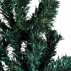 vidaXL Slim Artificial Half Christmas Tree with Stand Xmas Artificial Tree - green, 180 cm - Additional view 4