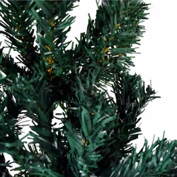 vidaXL Slim Artificial Half Christmas Tree with Stand Xmas Artificial Tree - green, 240 cm - Additional view 5