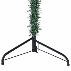 vidaXL Slim Artificial Half Christmas Tree with Stand Xmas Artificial Tree - green, 240 cm - Additional view 6