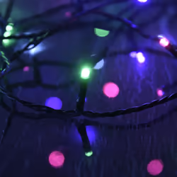 vidaXL LED String with 400 LEDs Christmas Light String Light Warm White PVC - Pastel multicolour, 15 m