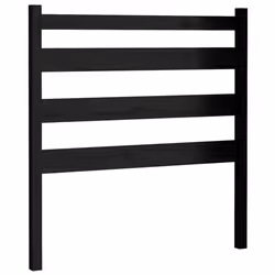 VidaXL 818404, Black, Pinewood, 960 mm, 100 cm, 40 mm
