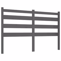 VidaXL 818417, Grey, Pinewood, 1410 mm, 100 cm, 40 mm