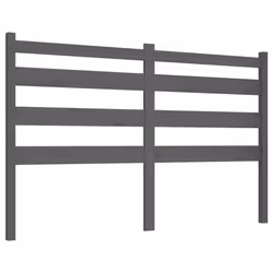 VidaXL 818427, Grey, Pinewood, 1560 mm, 100 cm, 40 mm