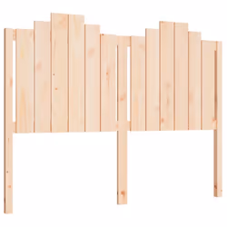 vidaXL Bed Headboard Bedroom Bed Header Decorative Headboard Solid Wood Pine - brown, 146 x 4 x 110 cm