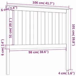 VidaXL 818505 headboard/footboard - Additional view 6