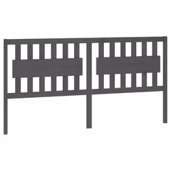 VidaXL 818587, Grey, Pinewood, 1855 mm, 100 cm, 40 mm