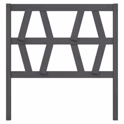 VidaXL 818597 headboard/footboard Grey