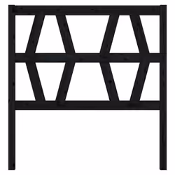 VidaXL 818599 headboard/footboard Black