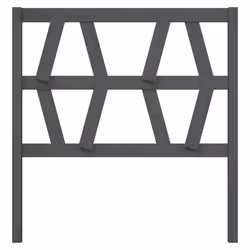 VidaXL 818602 headboard/footboard Grey