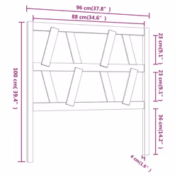 VidaXL 818602 headboard/footboard Grey - Additional view 6