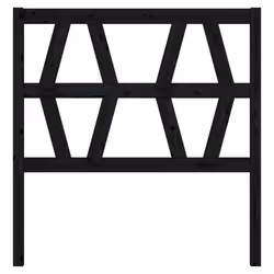 VidaXL 818604 headboard/footboard Black