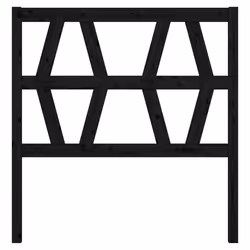 VidaXL 818609 headboard/footboard Black