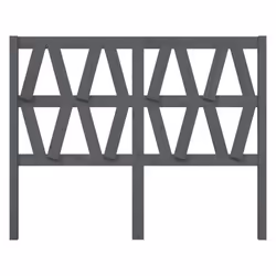 VidaXL 818612 headboard/footboard Grey