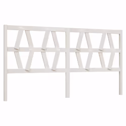 VidaXL 818641, White, Pinewood, 2060 mm, 100 cm, 40 mm