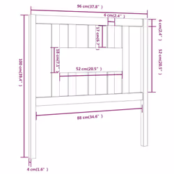 VidaXL 818654 headboard/footboard Black - Additional view 6