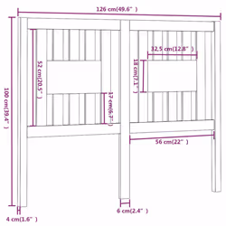 VidaXL 818664 headboard/footboard Black - Additional view 6