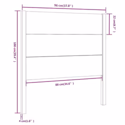 VidaXL 818702 headboard/footboard Grey - Additional view 6