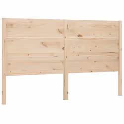 vidaXL Headboard Bedroom Bed Headboard Decorative Bed Header Solid Wood Pine - brown, 206 x 4 x 100 cm - Additional view 2