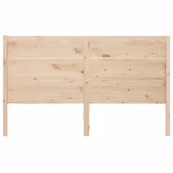 vidaXL Headboard Bedroom Bed Headboard Decorative Bed Header Solid Wood Pine - brown, 206 x 4 x 100 cm - Additional view 3