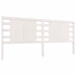 VidaXL 818776, White, Pinewood, 1560 mm, 100 cm, 40 mm