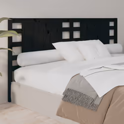 VidaXL 818784 headboard/footboard Black - Additional view 4