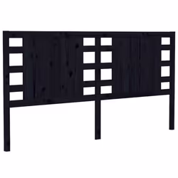 VidaXL 818794, Black, Pinewood, 2060 mm, 100 cm, 40 mm