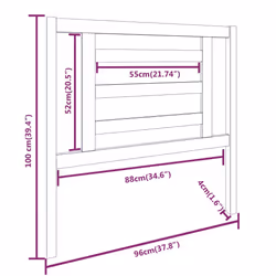 VidaXL 818800 headboard/footboard - Additional view 6