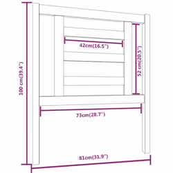 VidaXL 818804 headboard/footboard Black - Additional view 5