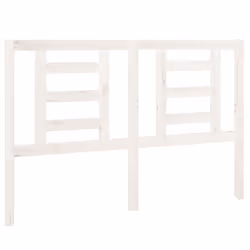 VidaXL 818821, White, Pinewood, 1460 mm, 100 cm, 40 mm