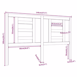 VidaXL 818825 headboard/footboard - Additional view 6