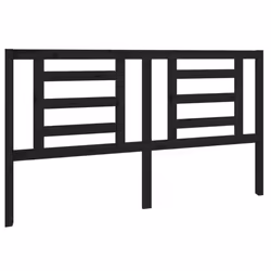 VidaXL 818834, Black, Pinewood, 1660 mm, 100 cm, 40 mm