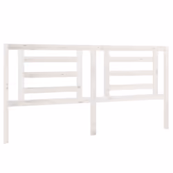 VidaXL 818836, White, Pinewood, 1860 mm, 100 cm, 40 mm