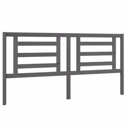 VidaXL 818837, Grey, Pinewood, 1860 mm, 100 cm, 40 mm