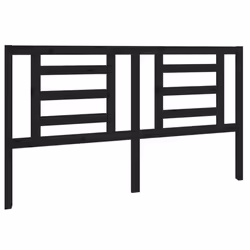 VidaXL 818839, Black, Pinewood, 1860 mm, 100 cm, 40 mm