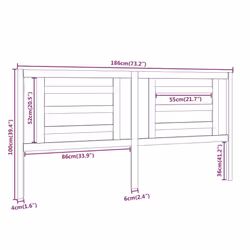 VidaXL 818840 headboard/footboard - Additional view 6