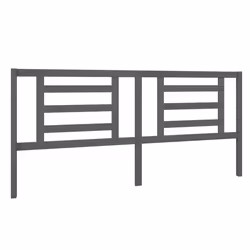 VidaXL 818842, Grey, Pinewood, 2060 mm, 100 cm, 40 mm