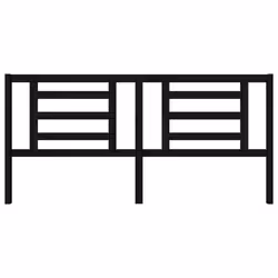 VidaXL 818844 headboard/footboard Black