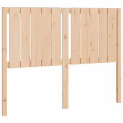 vidaXL Bed Headboard Home Bedroom Decorative Bed Header Panel Solid Wood Pine - brown, 125.5 x 4 x 100 cm - Additional view 2