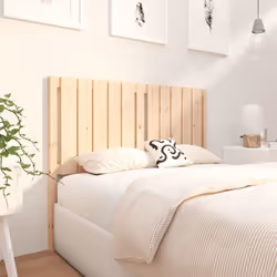 vidaXL Bed Headboard Home Bedroom Decorative Bed Header Panel Solid Wood Pine - brown, 125.5 x 4 x 100 cm - Additional view 3