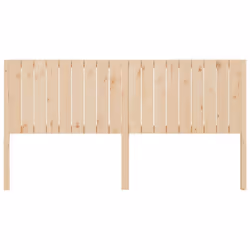 vidaXL Bed Headboard Home Bedroom Decorative Bed Header Panel Solid Wood Pine - brown, 185.5 x 4 x 100 cm - Additional view 3