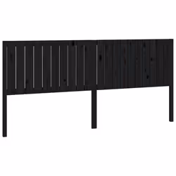 VidaXL 818894, Black, Pinewood, 2055 mm, 100 cm, 40 mm