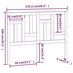 VidaXL 818960 headboard/footboard - Additional view 6