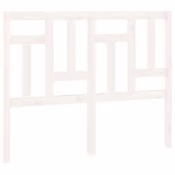 vidaXL Bed Headboard Home Bedroom Decorative Bed Header Panel Solid Wood Pine - white, 205.5 x 4 x 100 cm - Additional view 2
