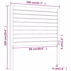 VidaXL 819005 headboard/footboard - Additional view 6