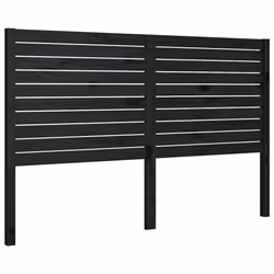 VidaXL 819014, Black, Pinewood, 1260 mm, 100 cm, 40 mm