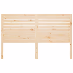 vidaXL Bed Headboard Home Bedroom Decorative Bed Header Panel Solid Wood Pine - brown, 141 x 4 x 100 cm - Additional view 3