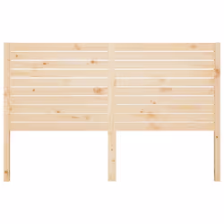 vidaXL Bed Headboard Home Bedroom Decorative Bed Header Panel Solid Wood Pine - brown, 146 x 4 x 100 cm - Additional view 3
